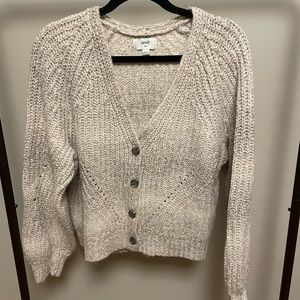Aerie beige cardigan size M